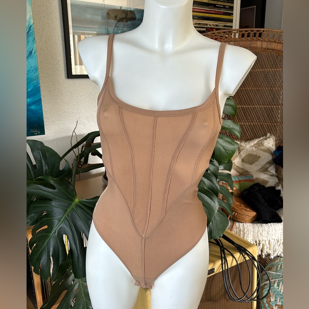 Free People Nude bodysuit